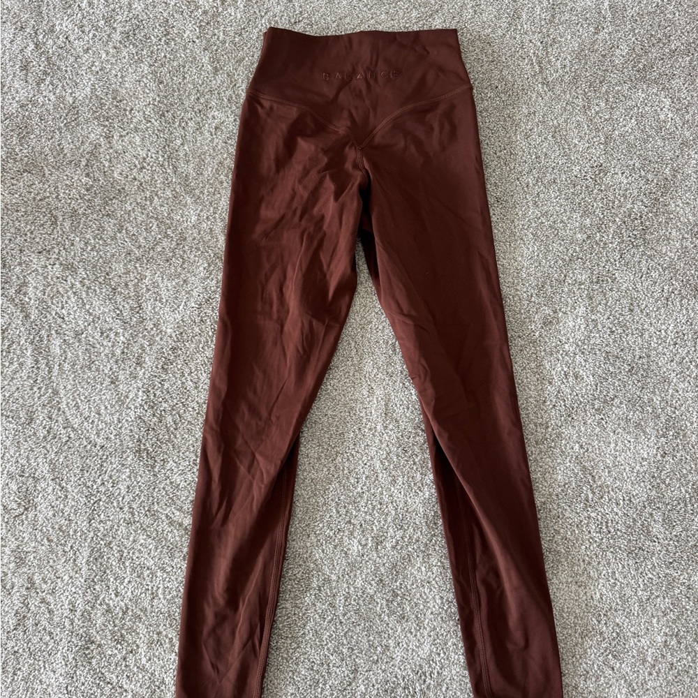NWOT Balance Athletica (Vitality) Brown High-Waisted Leggings
